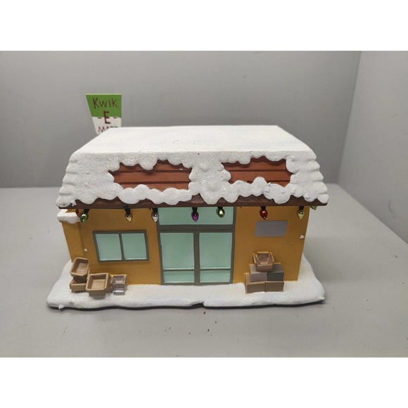 KWIK-E-MART THE SIMPSONS / HAWTHORNE CHRISTMAS VILLAGE COLLECTION #A6689 - Picture 4 of 9